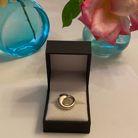 Tiffany & Co Sterling Silver Elsa Peretti Eternal Circle Pendant - Picture 8 of 11